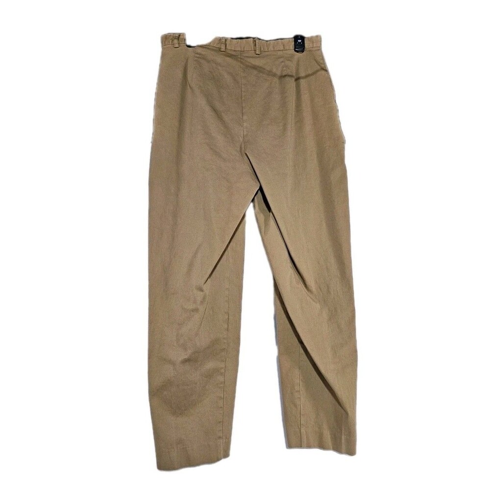 Designs and Co by Lane Bryant Pants Tan Khaki Straight Leg Size 16 Womens - Picture 3 of 5